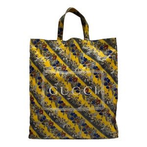 GUCCI flower tote bag yellow